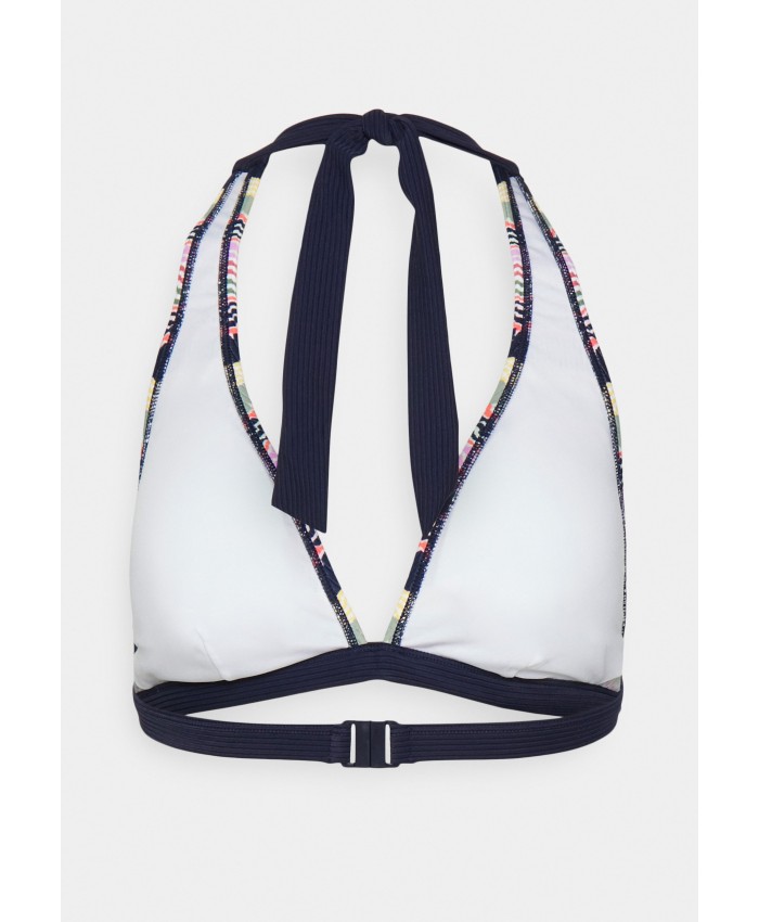 Ladies Bikini Collection Bikini Tops | Esprit ANTIGUA BEACH PADDED HALTERNECK - Bikini top - navy/dark blue ES181J0MN-K11