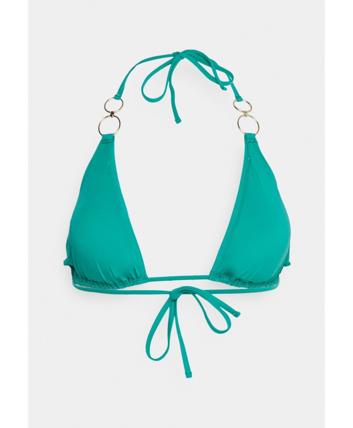 Ladies Bikini Collection Bikini Tops | Guess TRIANGLE - Bikini top - quatrefoil green/green GU181J03N-M11