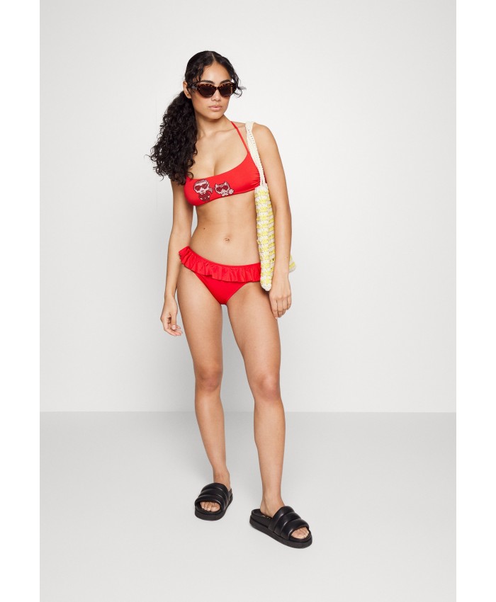 Ladies Bikini Collection Bikini Tops | KARL LAGERFELD CHOUPETTE BANDEAU - Bikini top - red K4881J00P-G11