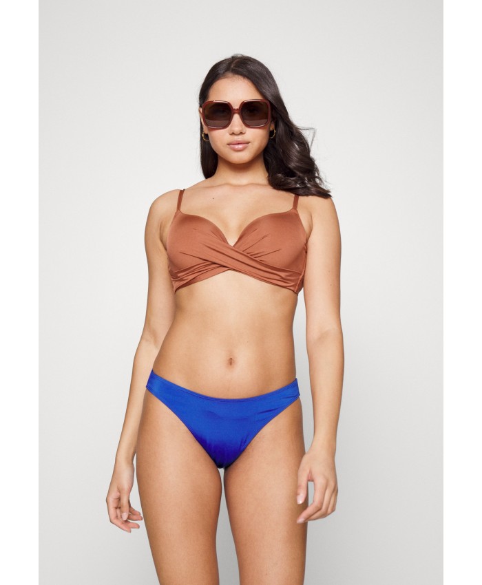 Ladies Bikini Collection Bikini Tops | Lindex SWIM BRA LOVE - Bikini top - dark dusty orange/orange L2E81J002-H11