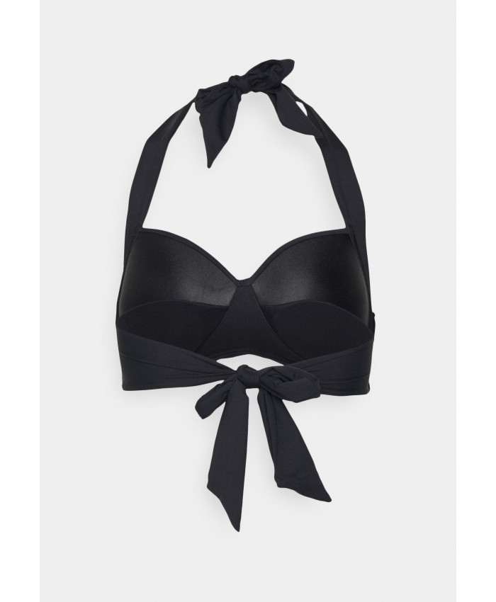 Ladies Bikini Collection Bikini Tops | Seafolly TWIST SOFT CUP HALTER - Bikini top - black S1981J0BC-Q11
