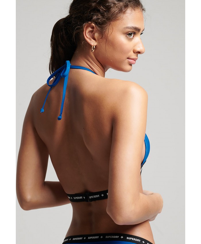 Ladies Bikini Collection Bikini Tops | Superdry MICRO LOGO ELASTIC - Bikini top - royal/royal blue SU281J01Y-K11