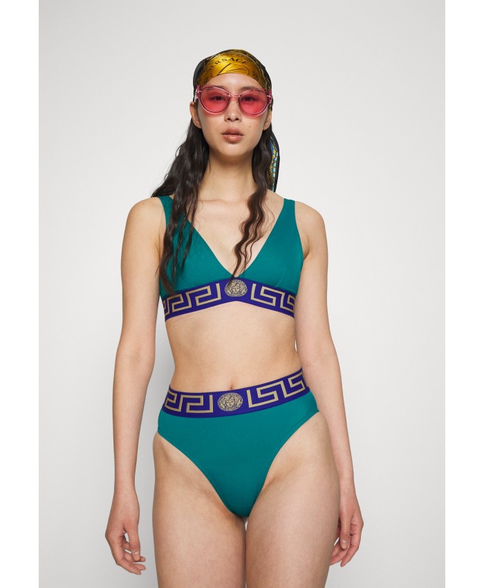 Ladies Bikini Collection Bikini Tops | Versace SWIM - Bikini top - blue 1VE81J006-K13