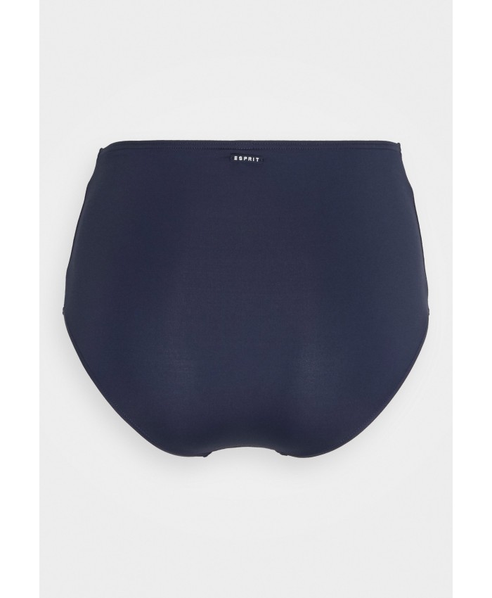 Ladies Bikini Collection Bikini Bottoms | Esprit TURA BEACH HIGH WAIST BRIEF - Bikini bottoms - navy/dark blue ES181I0EJ-K11
