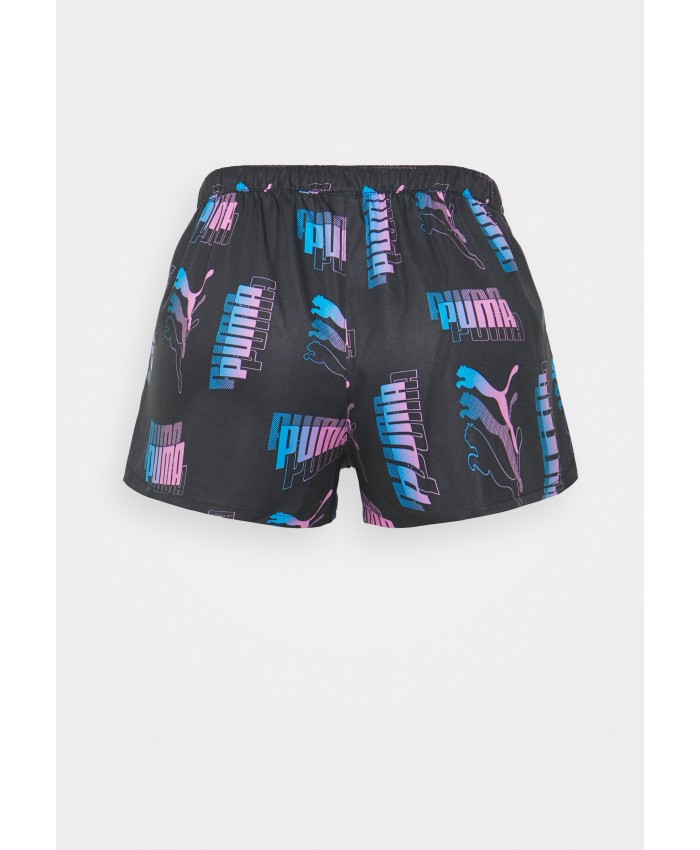 Ladies Bikini Collection Bikini Bottoms | Puma SWIM WOMEN BLOCK LOGO SHORTS - Swimming shorts - multi coloured/black/multi-coloured PU181H000-T11