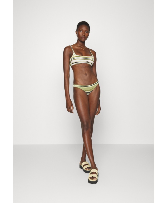 Ladies Bikini Collection Bikini Bottoms | Seafolly SUN STRIPE HIPSTER PANT - Bikini bottoms - avocado/green S1981I098-M11
