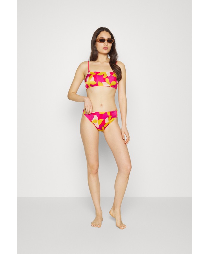 Ladies Bikini Collection Bikini Bottoms | Sloggi SHORE FLOWER HORN HIGH LEG - Bikini bottoms - pink dark/mottled pink SL281I00H-J11
