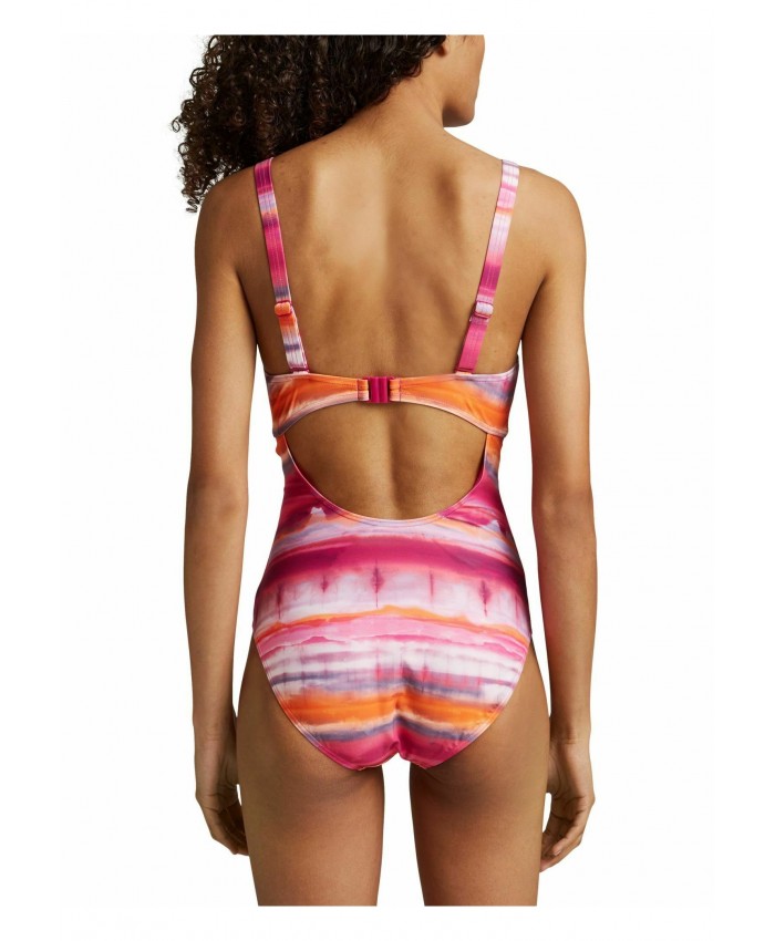 Ladies Bikini Collection Swimsuits | Esprit RECYCELT MIT PRINT - Swimsuit - pink fuchsia/pink ES181G04W-J11