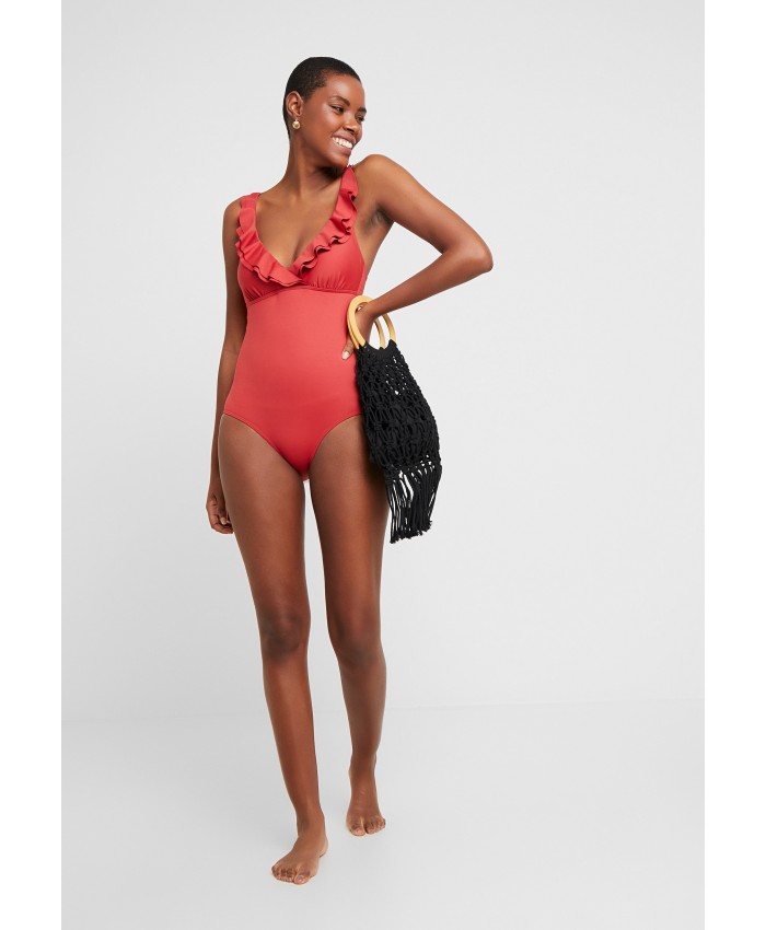 Ladies Bikini Collection Swimsuits | LASCANA JETTE JOOP BY LASCANA SWIMSUIT - Swimsuit - rust red/red L8381G01N-G11