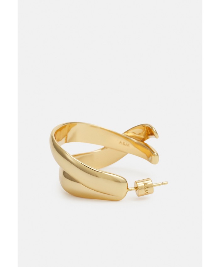 Women's Accessories Earrings | Astrid & Miyu MOLTEN LARGE DUO HOOPS - Earrings - gold-coloured ASE51L029-F11