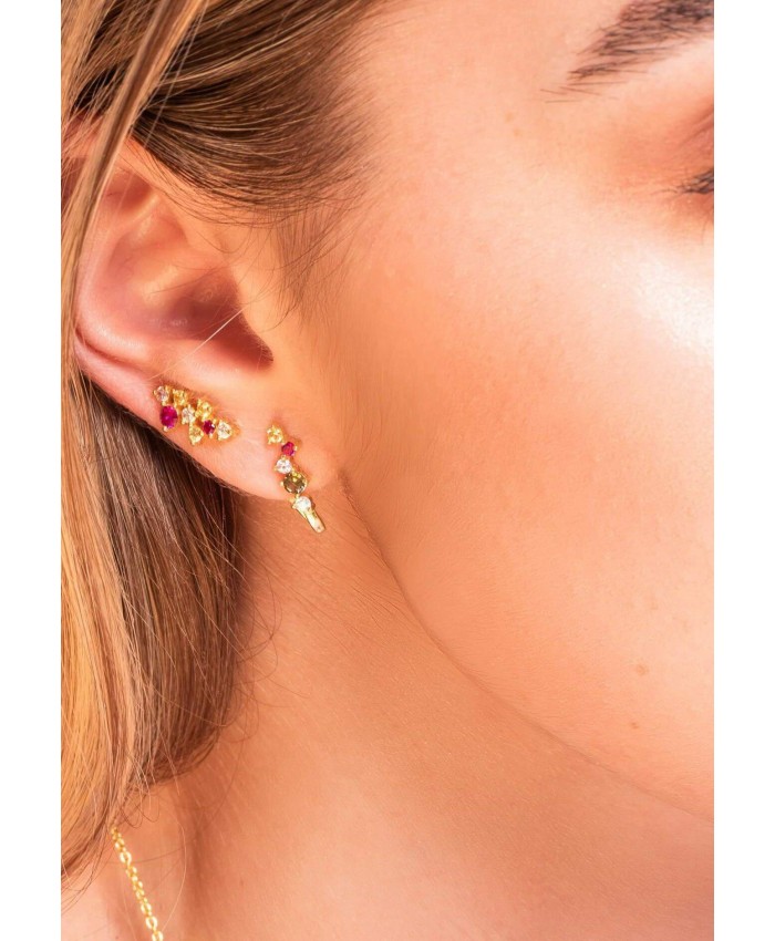 Women's Accessories Earrings | Lavani Jewels CLIMBER JASMINE - Earrings - gold-coloured/green L6R51L031-M11