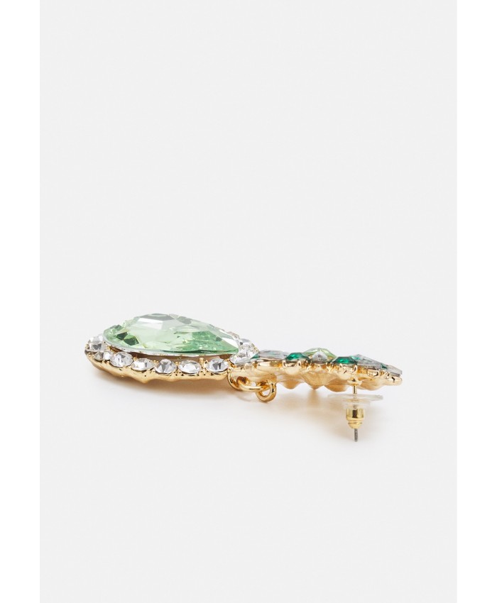 Women's Accessories Earrings | sweet deluxe EARRING CHRIS - Earrings - gold-coloured/green/gold-coloured 2SW51L0O9-F11