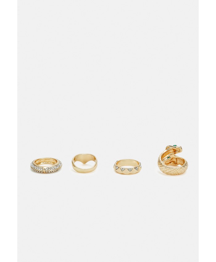 Women's Accessories Rings | ALDO BROHAR 4 PACK - Ring - clear on gold-coloured/gold-coloured A0151L0WP-F11