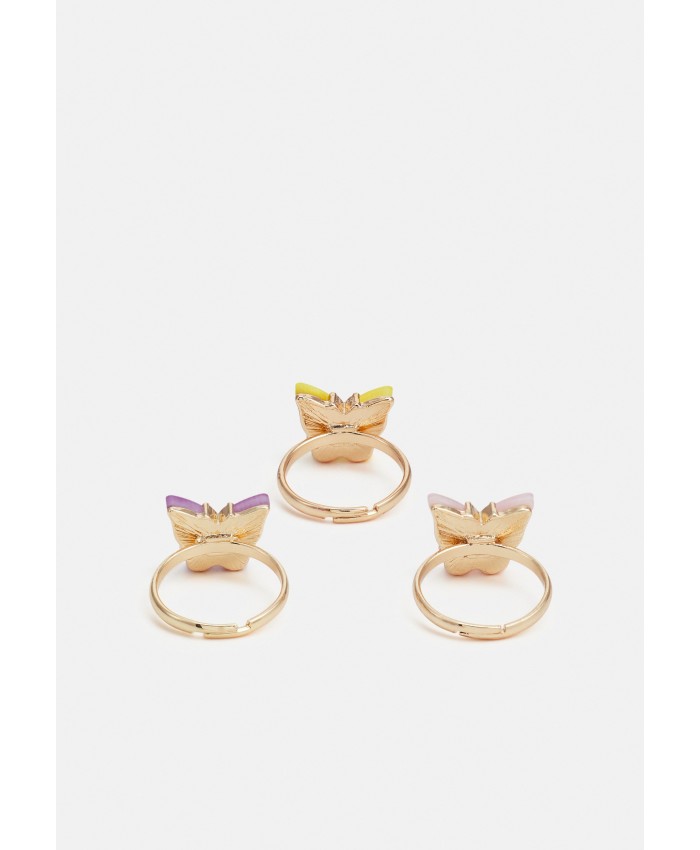 Women's Accessories Rings | Monki 3 PACK - Ring - gold-coloured MOQ51L02F-F11