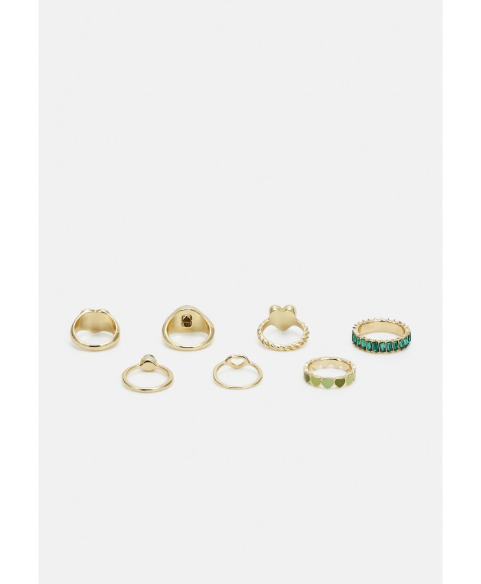 Women's Accessories Rings | Pieces PCOTULLIA 7 PACK - Ring - gold-coloured PE351L1PM-F11