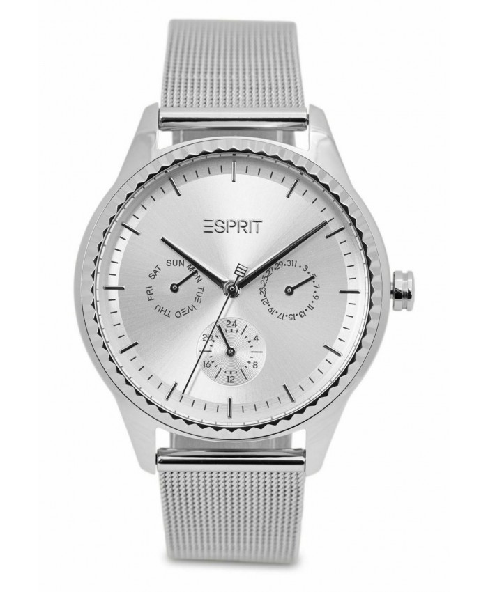 Women's Accessories Watches | Esprit MIT MILANAISE-ARMBAND - Chronograph watch - silver/silver-coloured ES151M0GF-D11