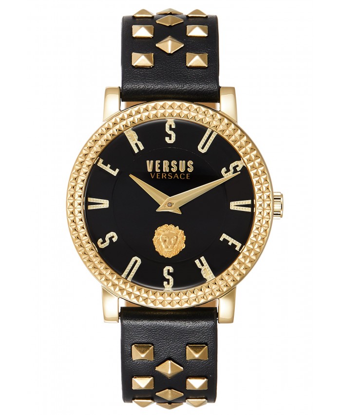 Women's Accessories Watches | Versus Versace PIGALLE WOMEN - Watch - black/gold-coloured VE051M01U-F11