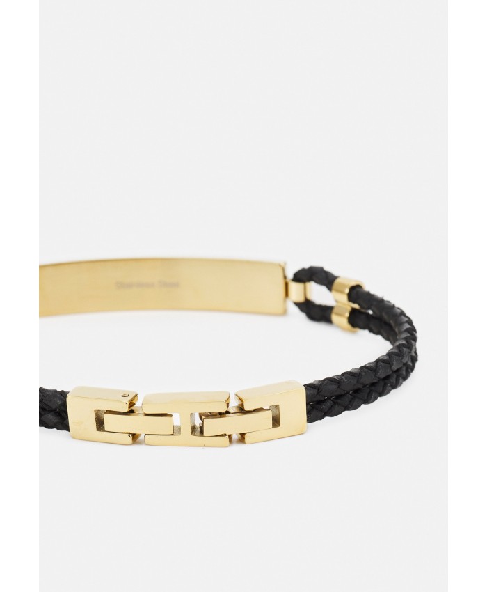 Women's Accessories Bracelets | Guess MALIBU UNISEX - Bracelet - yellow gold-coloured/black/black GU154L02Z-Q11