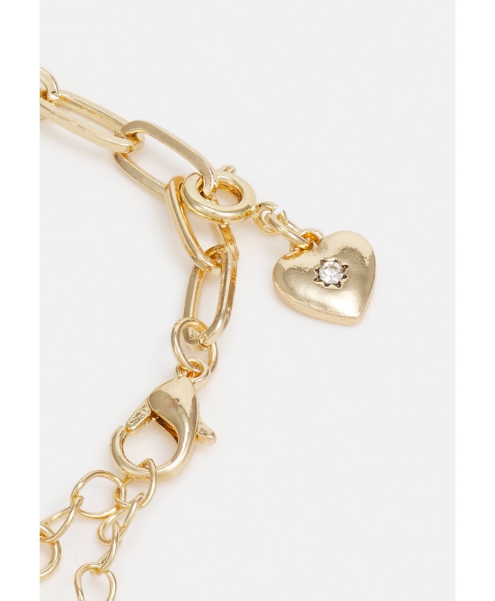 Women's Accessories Bracelets | Pieces PCNITTA BRACELET - Bracelet - gold-coloured PE351L1GZ-F11
