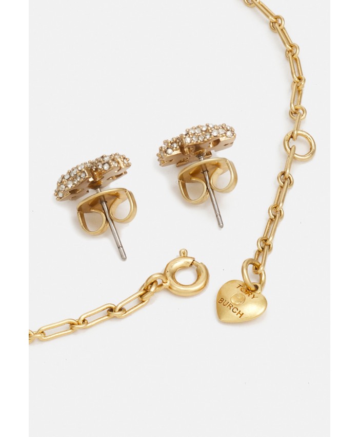 Women's Accessories Bracelets | Tory Burch ROXANNE CHAIN BRACELET AND STUD EARRING SET - Earrings - gold-coloured T0751L05J-F11