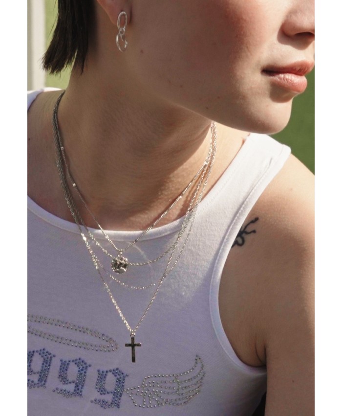 Women's Accessories Necklaces | Fire & Glory BELLI COMBI NECKLACE - Necklace - silver-coloured F0P51L006-D11