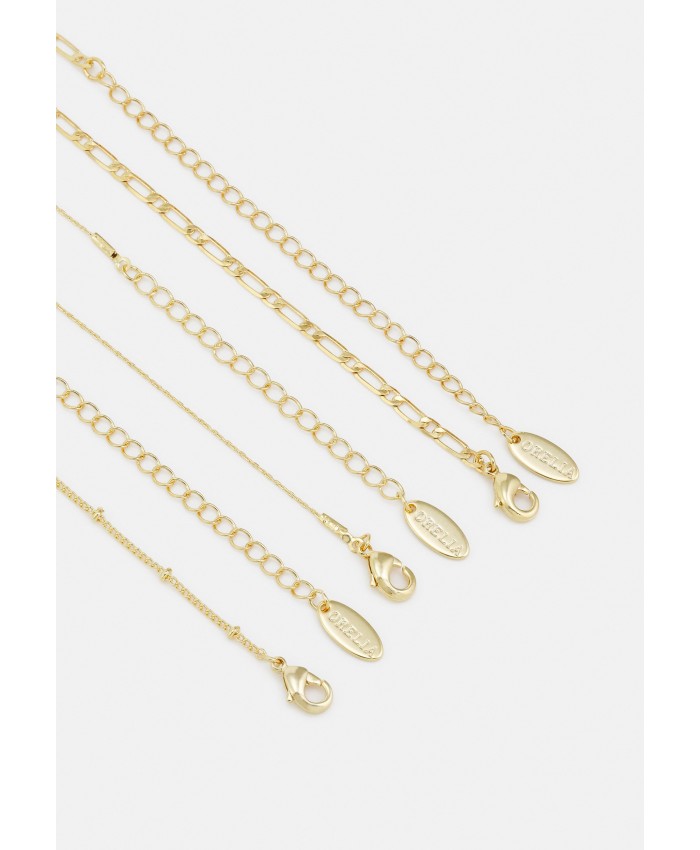Women's Accessories Necklaces | Orelia HEART NECKLACE 3 PACK - Necklace - pale gold-coloured/gold-coloured RL651L0DJ-F11