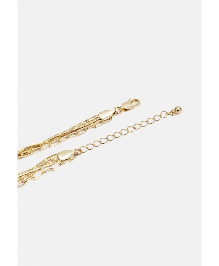 Women's Accessories Necklaces | Pieces PCGUNNA COMBI NECKLACE - Necklace - gold-coloured/black/gold-coloured PE351L1NG-F11