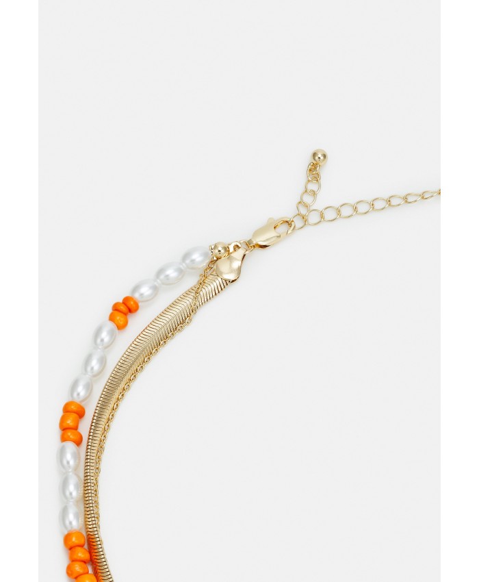 Women's Accessories Necklaces | Pieces PCGWEN COMBI NECKLACE - Necklace - gold-coloured/multi/gold-coloured PE351L1NW-F11