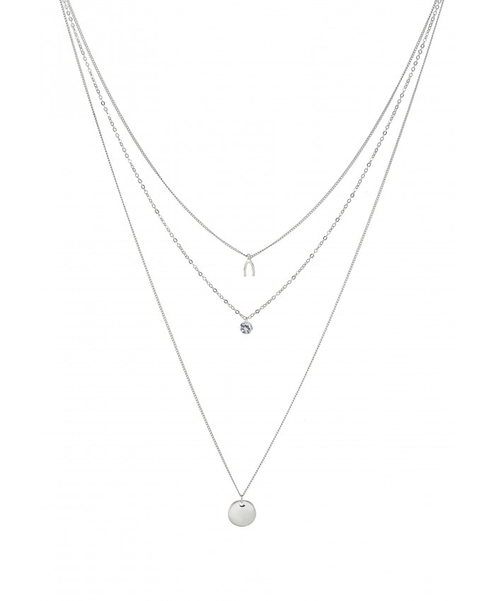 Women's Accessories Necklaces | sweet deluxe KETTE 3 - Necklace - silver-coloured 2SW51L0GQ-D11