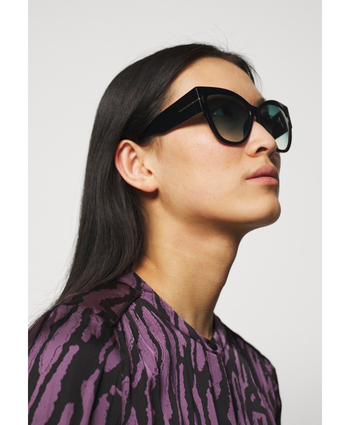 Women's Accessories Sunglasses | Tom Ford Sunglasses - shiny black/ gradient smoke/black 2TO51K02E-Q11