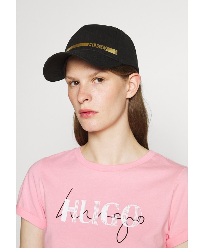 Women's Accessories Hats & Caps | HUGO UNISEX - Cap - black/gold/black HU754Q00F-Q11