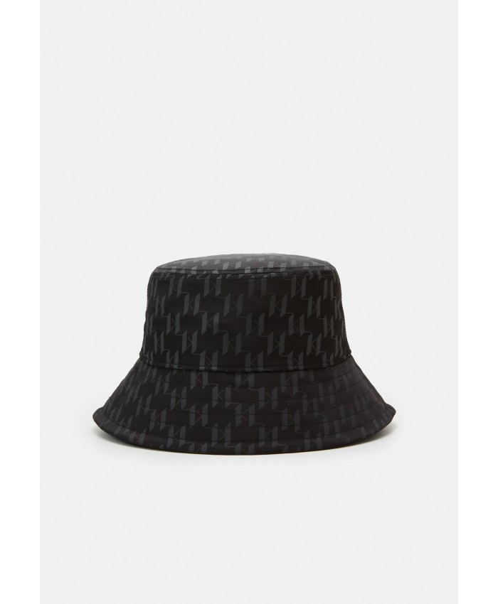 Women's Accessories Hats & Caps | KARL LAGERFELD EXCLUSIVE IKONIK MONO BUCKET HAT - Hat - black K4851B04W-Q11