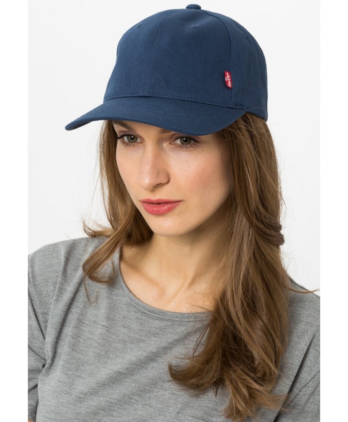 Women's Accessories Hats & Caps | Levi's® CLASSIC RED TAB BASEBALL UNISEX - Cap - navy blue/dark blue LE254B000-K11