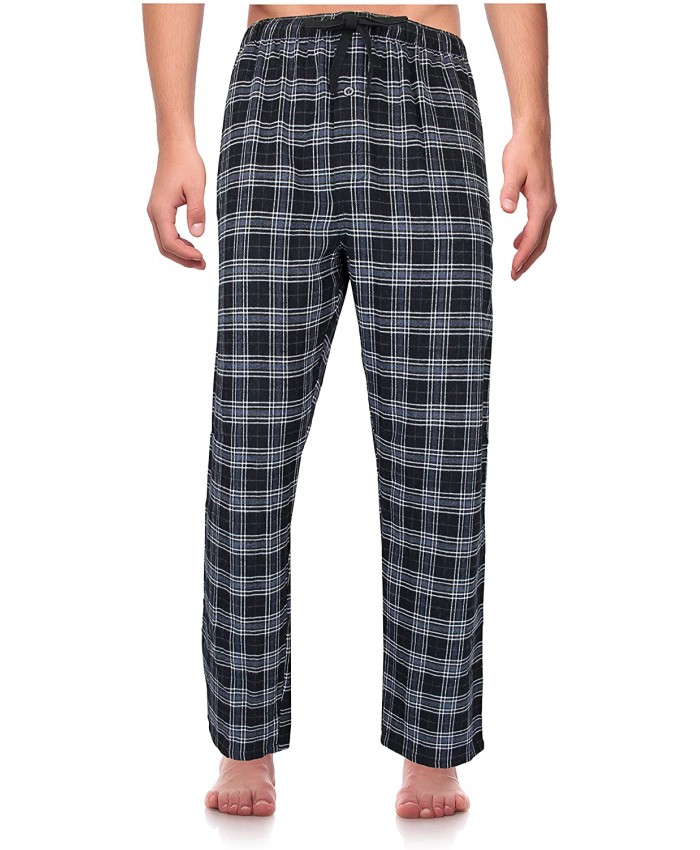 RK Classical Sleepwear Men’s 100% Cotton Flannel Pajama Pants,